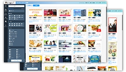 種類豊富なテンプレート