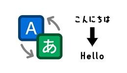 テロップの翻訳機能