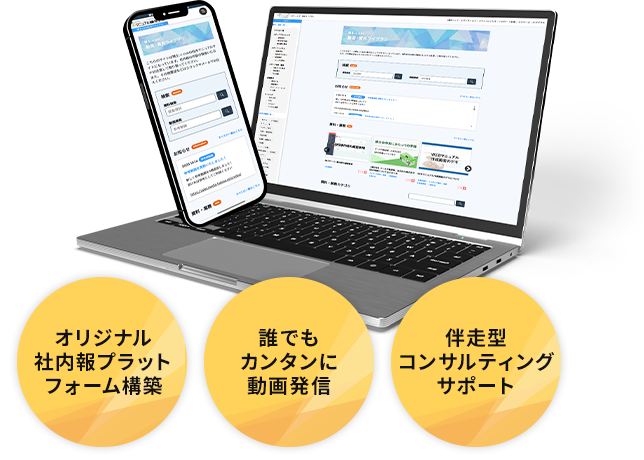 Web社内報・インナーブランディングツール