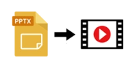パワーポイント資料を動画にするイメージ